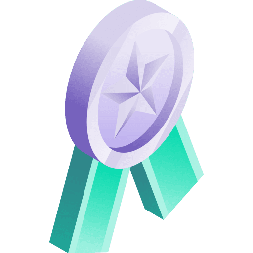 Silver medal rewards success silver medal icon