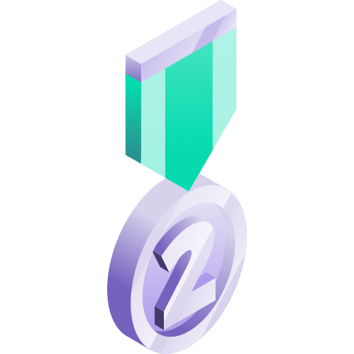Silver medal silver medal isometric winner icon