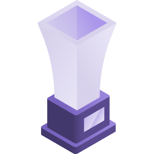 Trophy sports and competition rewards award icon