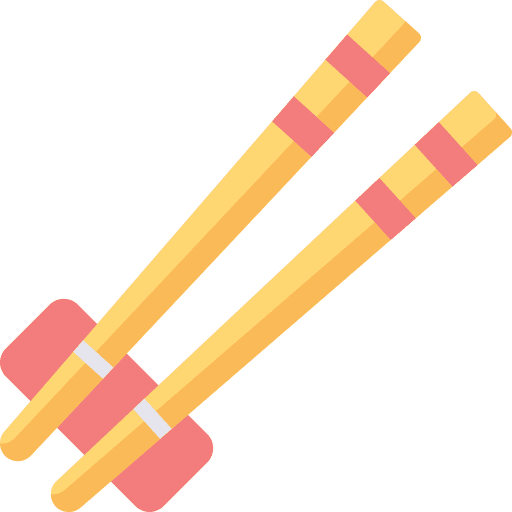 Chopsticks asian chopsticks food and restaurant icon