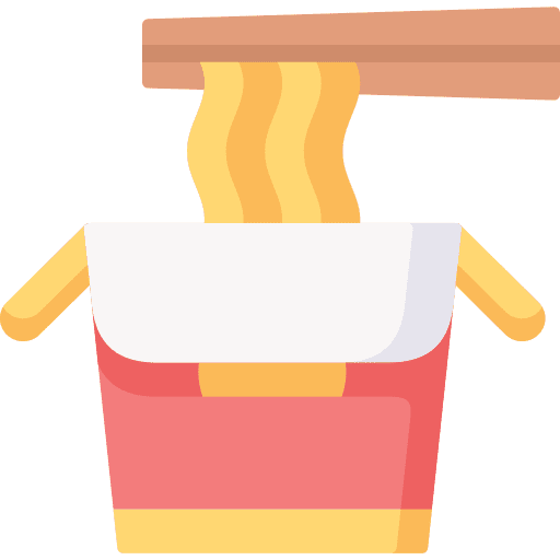 Ramen noodles japanese food ramen icon