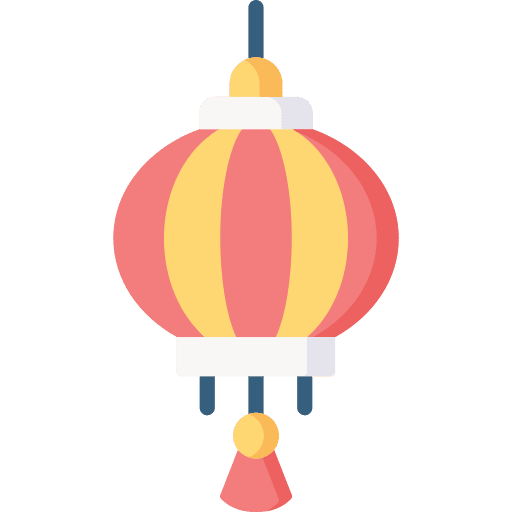 Chinese lantern lamp chinese lantern light icon