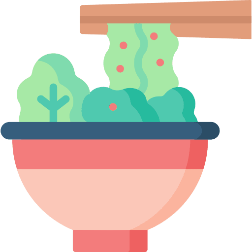 Kimchi food and restaurant korea oriental icon