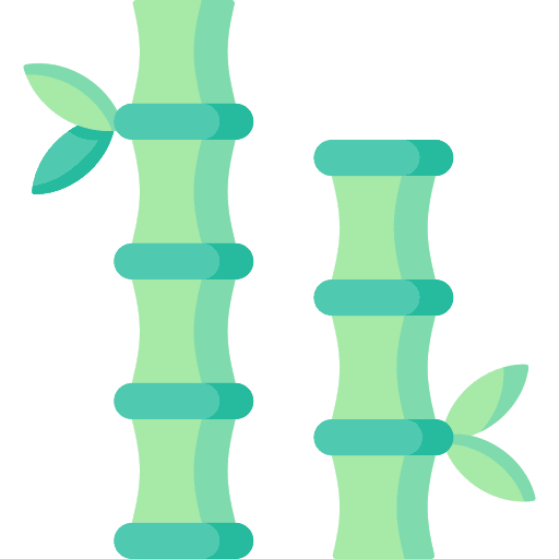 Bamboo nature branch plant icon