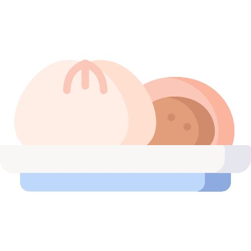 Meat bun asian cultures food and restaurant icon