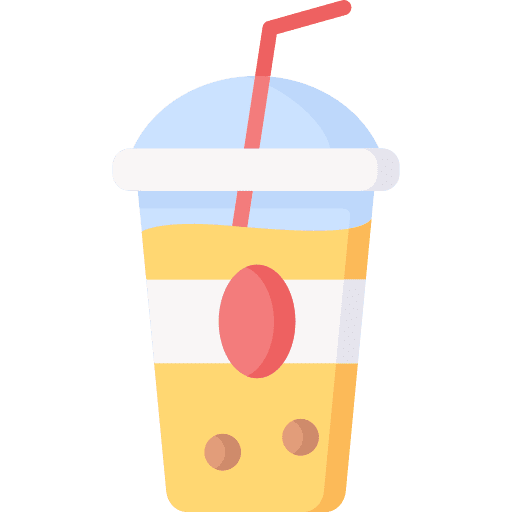 Thai tea glass summer thai tea icon