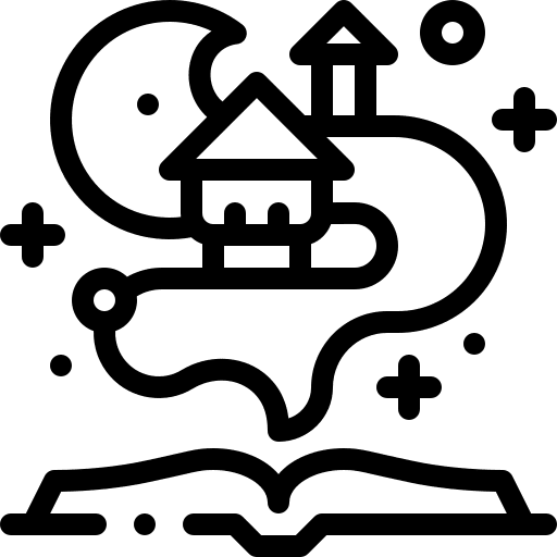 Fantasy legend library story icon