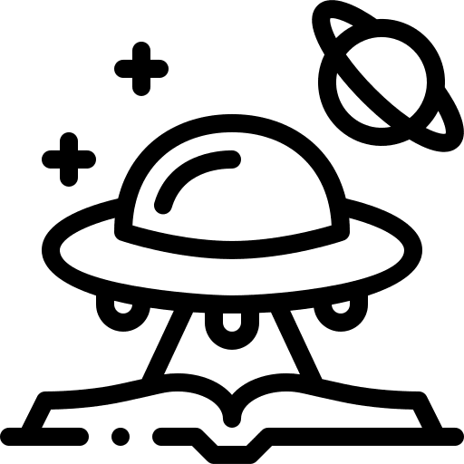 Science fiction fiction science fiction alien icon