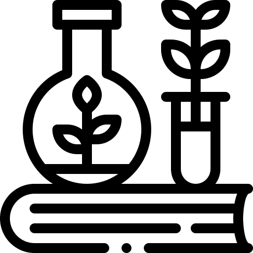 Botany book botany farming icon