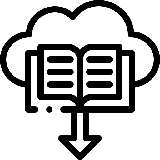 Online library book literature education icon