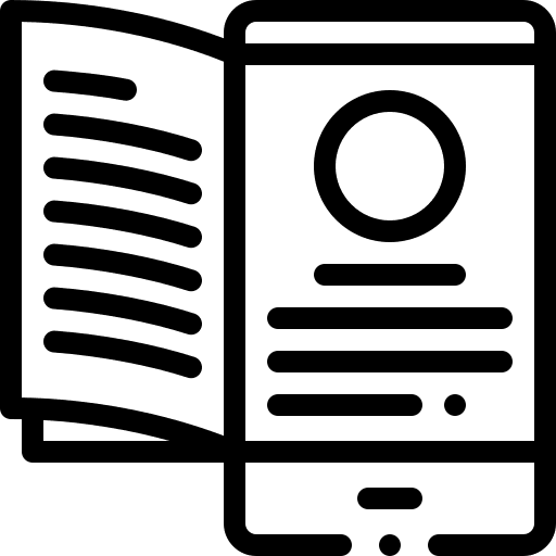 Ebook online education educational book knowledge icon