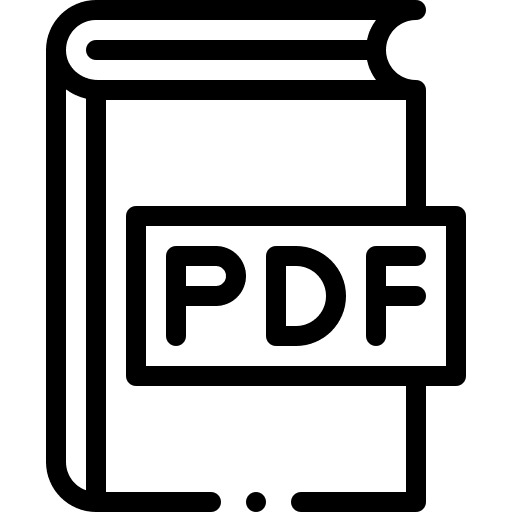 Pdf file literature pdf file files and folders icon