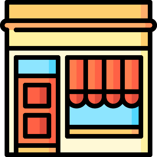 Store store food commerce icon