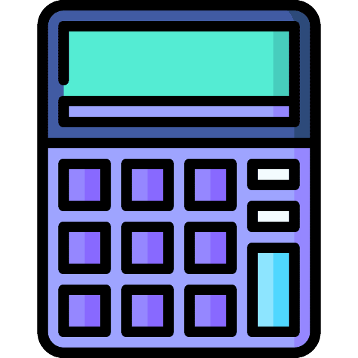 Calculator calculation accounting calculating icon