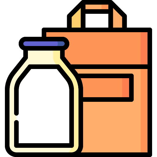 Groceries food food and restaurant market icon