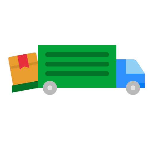 Delivery truck transportation transport logistics delivery icon