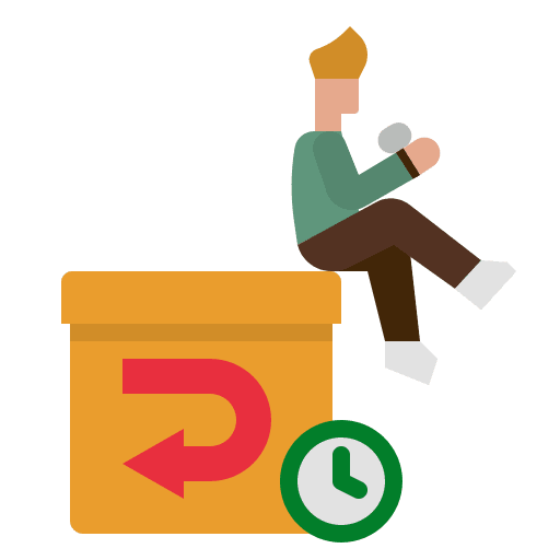 Return box return box product return return icon
