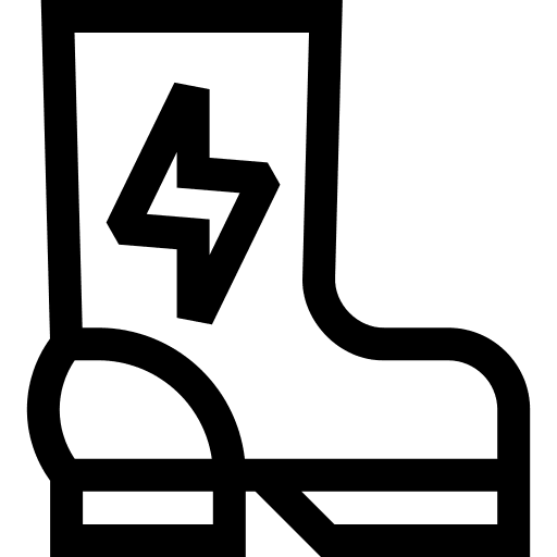 Boots isolation footwear safety icon