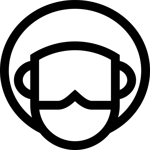 Medical mask avatar ppe doctor icon