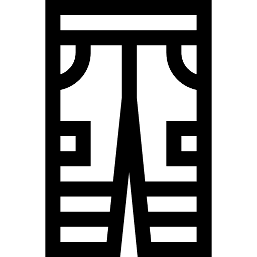 Pants protection trousers protective equipement icon