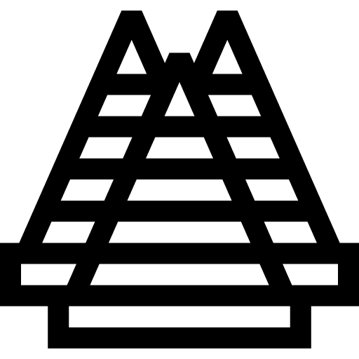 Cone traffic sign urban signaling icon