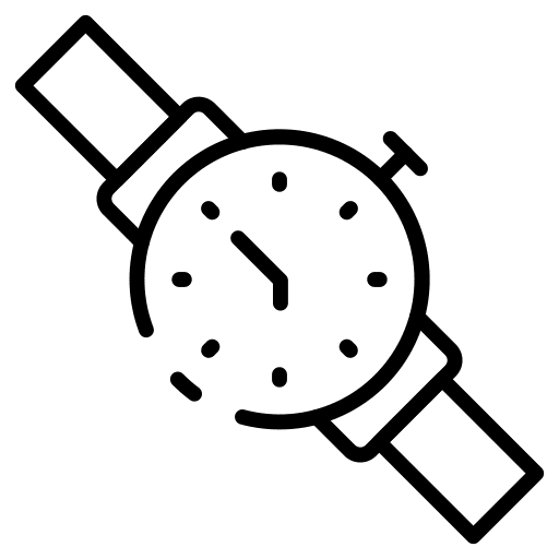 Hand watch hour accessories hand watch icon