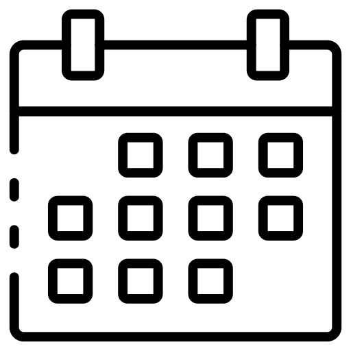 Calendar time date schedule icon