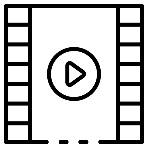 Video movie play cinema icon