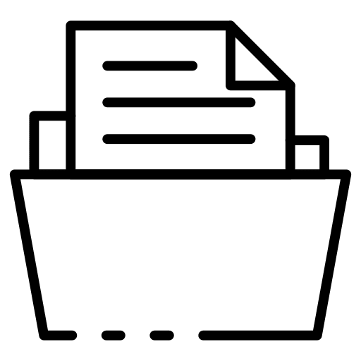 Archive folders archive document icon