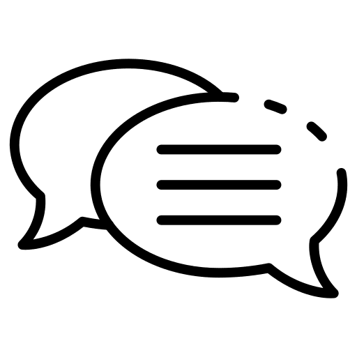 Chat bubble speak talk chat bubble icon