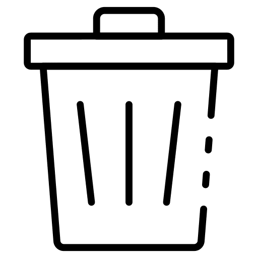 Dustbin dustbin trash rubbish icon