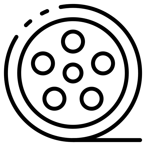 Film reel film reel movie cinema icon