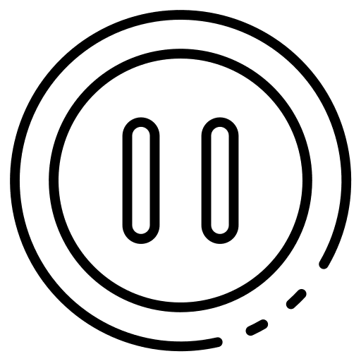 Pause interface control button icon