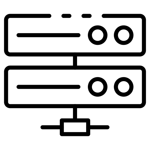 Server server storage technology icon