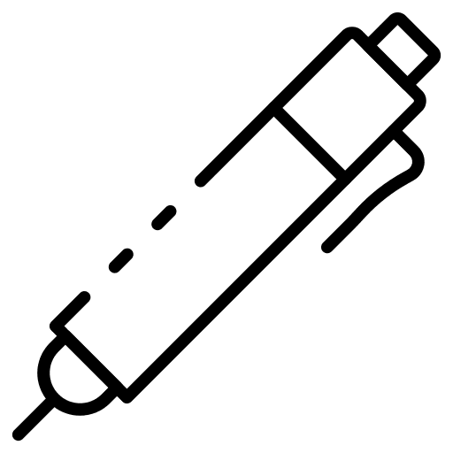 Pen ballpoint pen pen school material icon