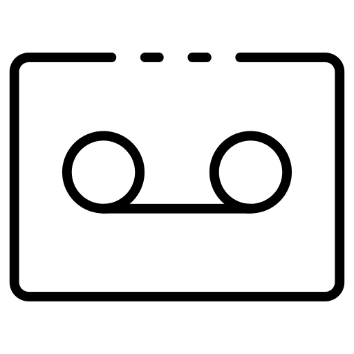 Radio cassette radio cassette record player tape icon