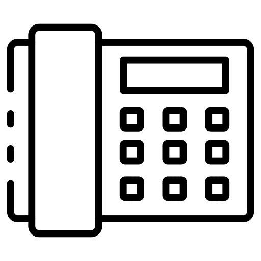 Landline telephone technology landline icon