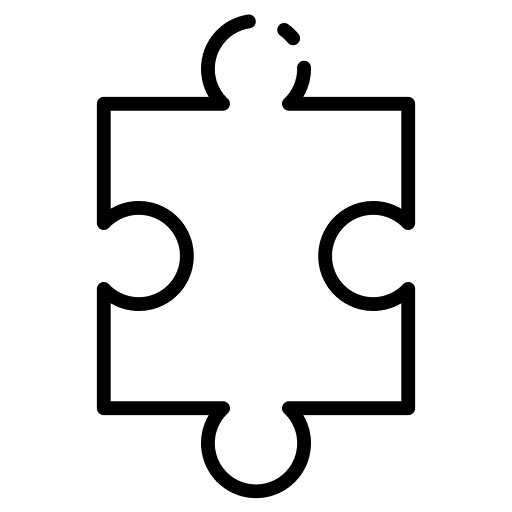 Puzzle piece puzzle piece game jigsaw icon