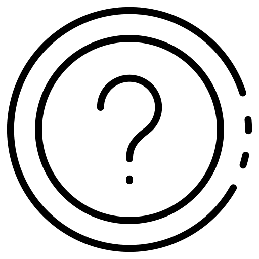 Question mark help faq question mark icon