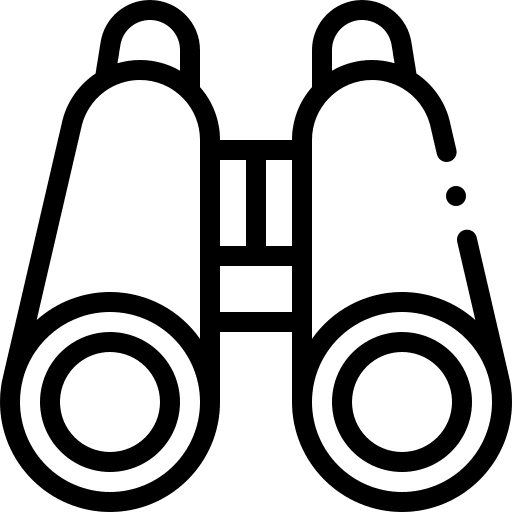 Binoculars spy sight binoculars icon