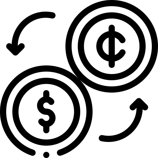 Currency exchange trading exchange dollar icon