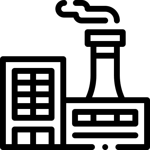 Factory building factory industry icon