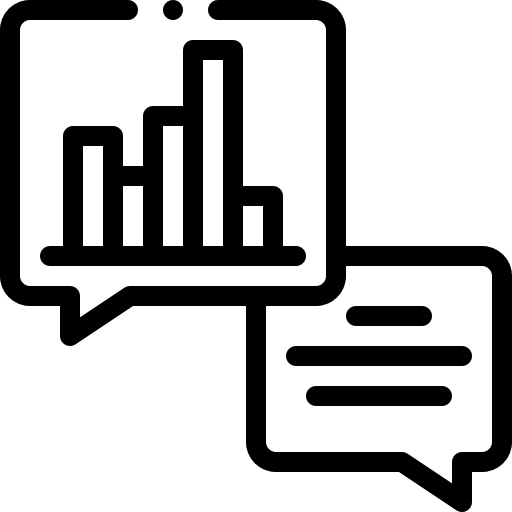 Trading analysis online exchange icon