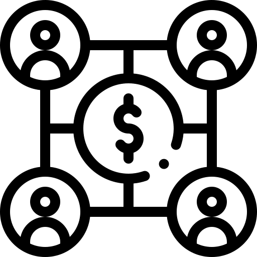 User money stakeholder networking icon