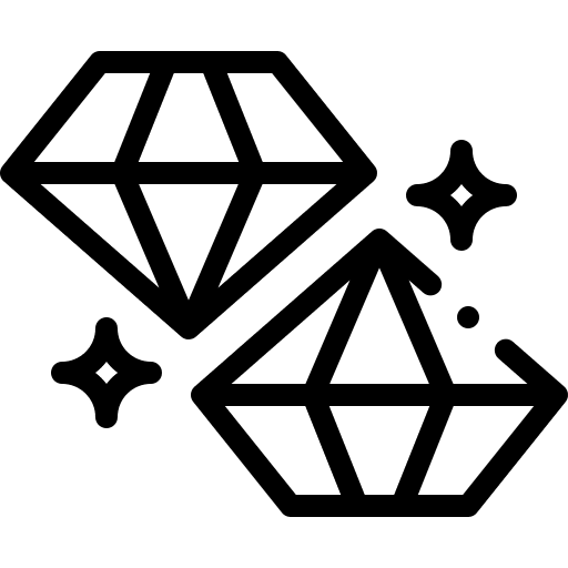 Diamond miscellaneous brilliant jewel icon