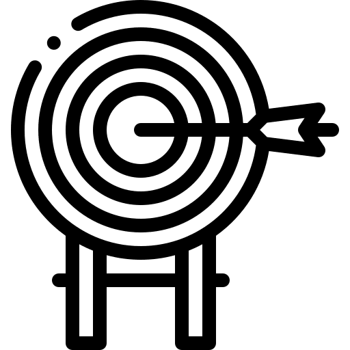 Focus target bullseye marketing icon