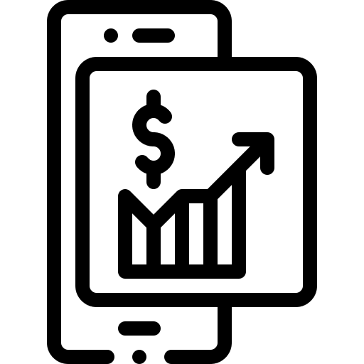 Market analysis data analytics analytics business and finance icon