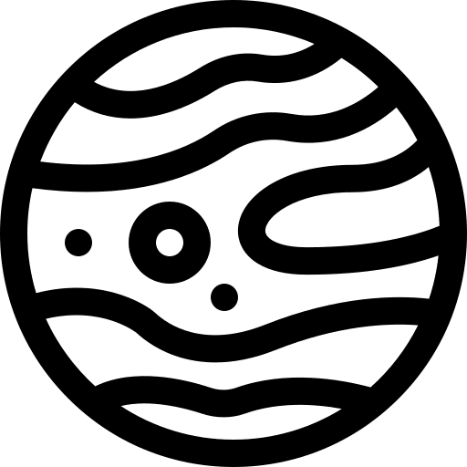 Mars space planet mars icon