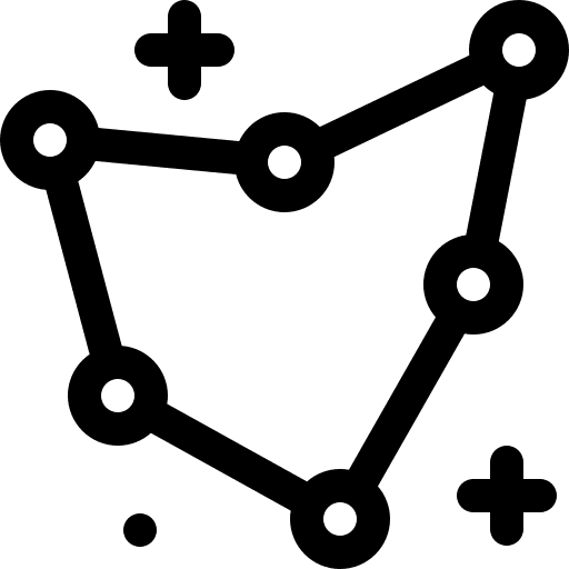 Capricornus star universe sky icon