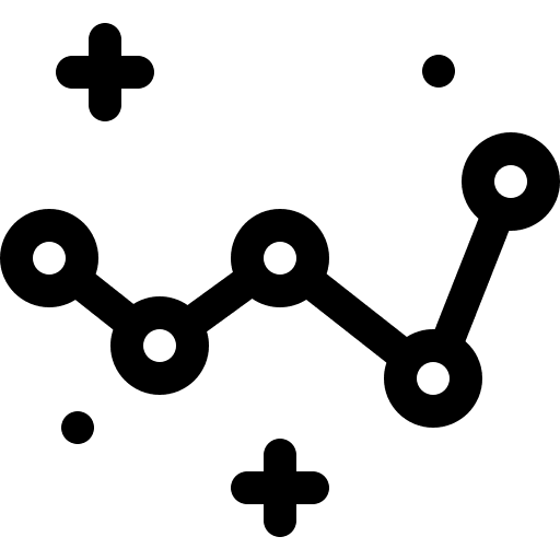 Cassiopeia constellation astronomy cassiopeia icon